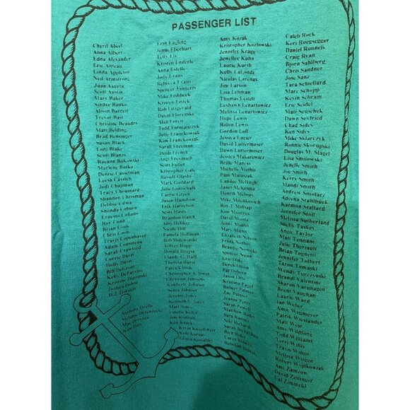 Vtg Cruising 92 Gaylord HS Men’s Sz XL T Shirt Short Sleeve Green Screen Stars - Picture 7 of 8